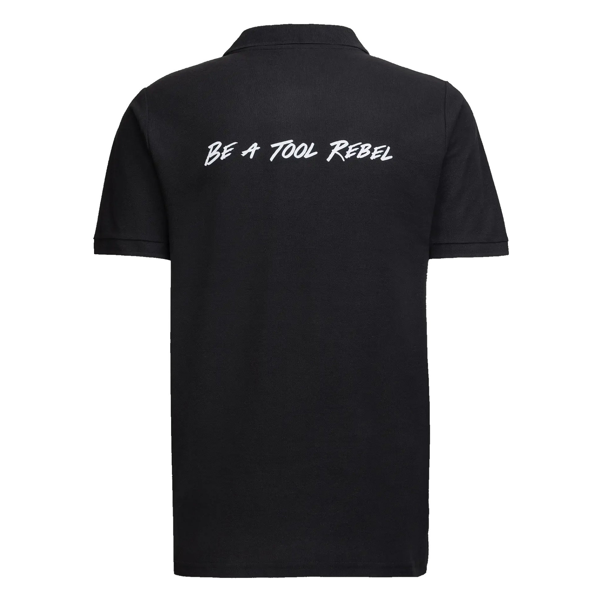 Original Wera Merchandise Polo Shirt mit Be A Tool Rebel Schriftzug auf dem Rücken